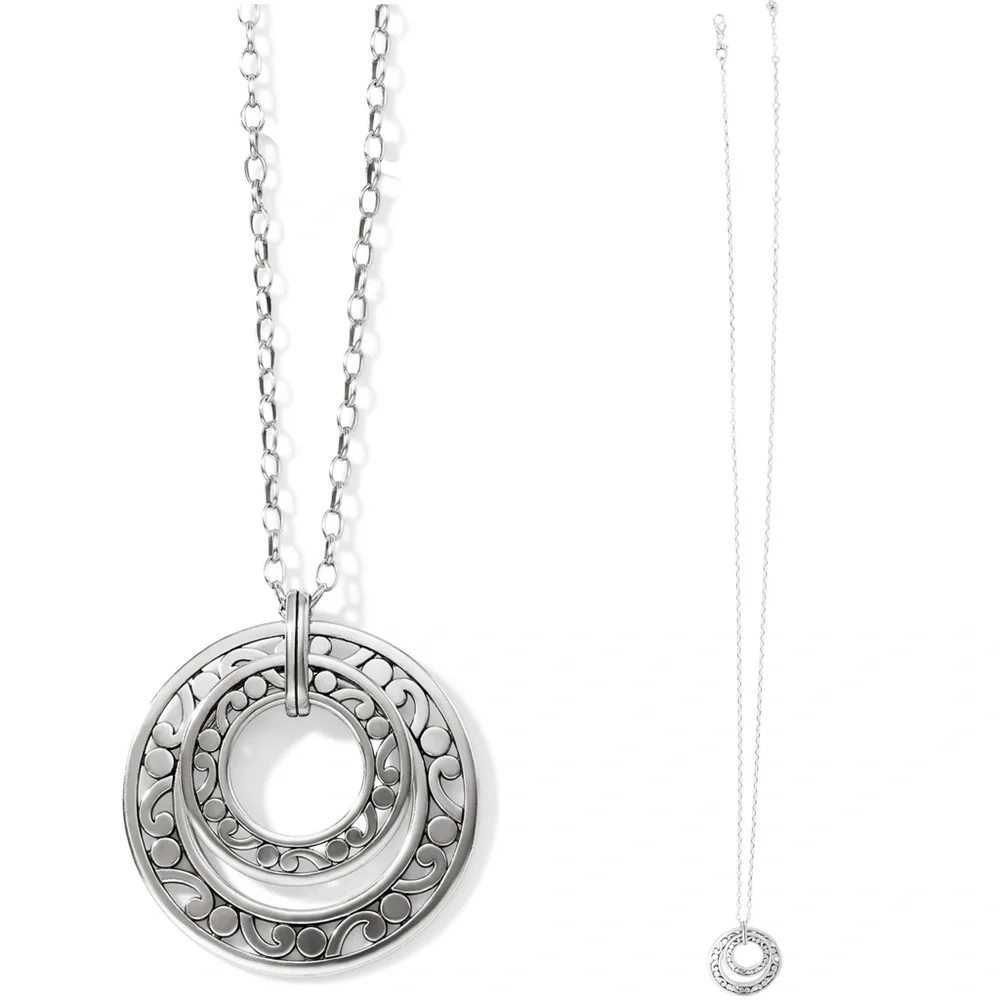 BRIGHTON Contempo Open Ring Convertible Long Necklace • JM3970 • Spin Rings - Picture 12 of 14